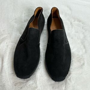 Manuel Barcelo Mens Suede Leather Slip on Black Size EU 45